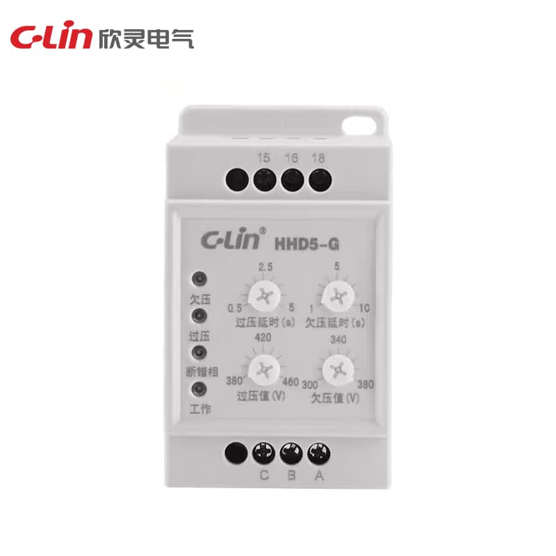 Relais de protection contre la perte de phase et la séquence de phase série HHD5 2